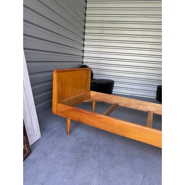 1960s 1960s Mid Century Modern Maple Wood Daybed For Sale - Image 5 of 10