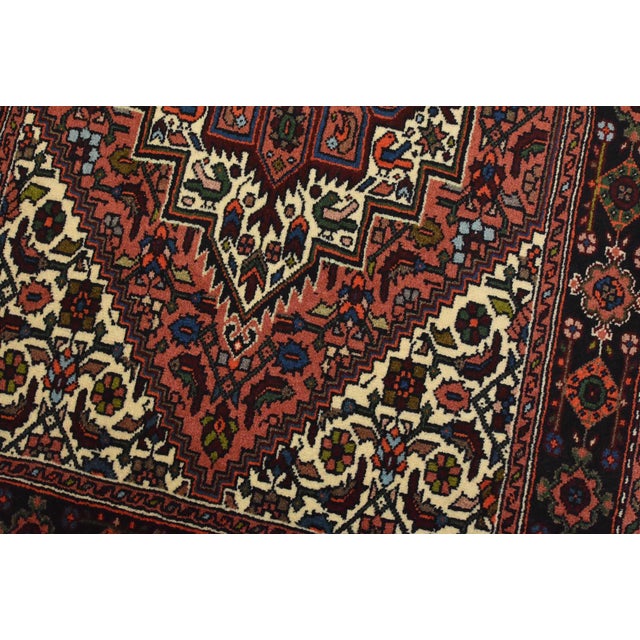 Goltogh Rug 2’6” X 4′ Red Wool Vintage Traditional Hand-Knotted Carpet For Sale - Image 4 of 10
