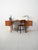 Nanna & Jørgen Ditzel, model "135." Danish teak desk from the 1950s/1960s, with a double floating drawer unit, locks, and...