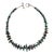 Traditional Ajd 18 Inch Turquoise and Black Matrix Necklace For Sale - Image 3 of 7