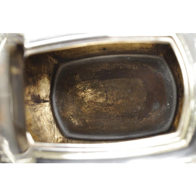 Silver Antique Walker & Hall 53499 Art Deco Silver Plated Tea Service Set - 4 PCS For Sale - Image 8 of 16