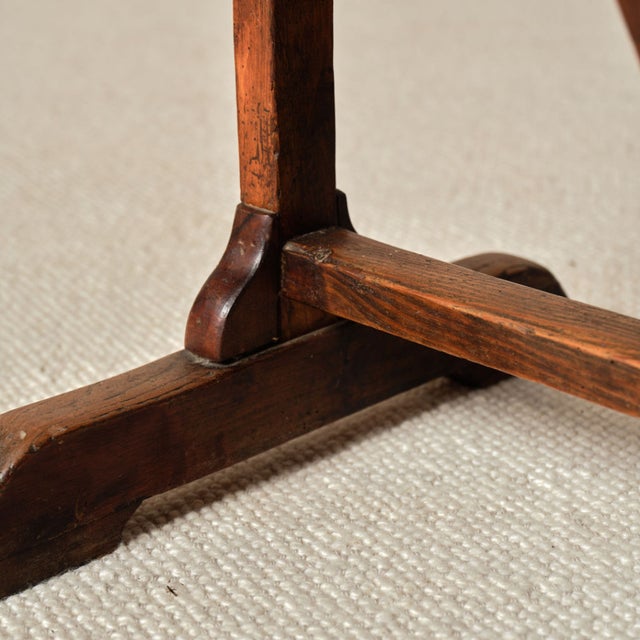 Brown 19th Century French Vigneron Oak Wine Table For Sale - Image 8 of 8