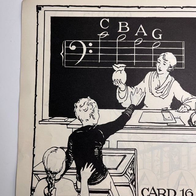 American 1935 Children's Music Print - Set of 2 For Sale - Image 3 of 6