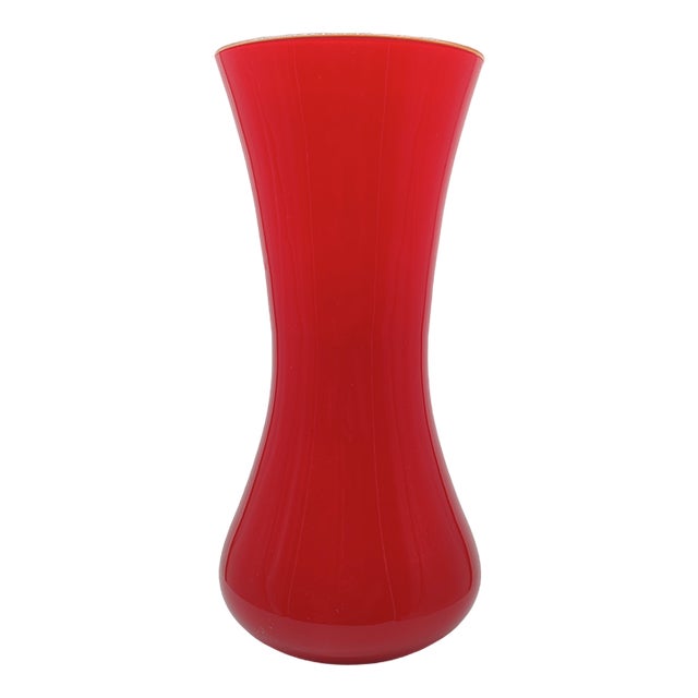 Large Handcrafted Vase in Murano Glass, Italy, 1970s For Sale