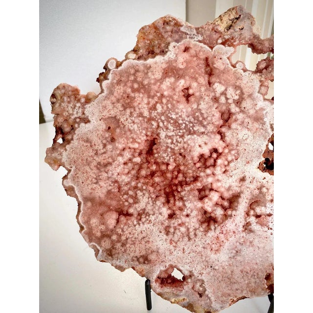 Pink amethyst slab, from Argentina, with a gorgeous sparkling pink amethyst polished surface, and incredible sparkle and...