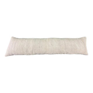 Turkish Hemp Pillow Cushion Natural Beige Cushion Cover 12x46 For Sale