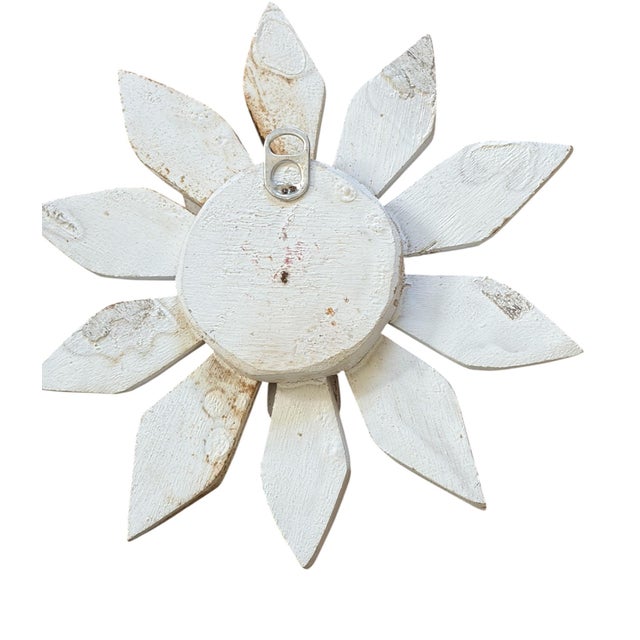 Carved Wood Dove Bird Wall Hanging Sculpture 7.5" H For Sale In New York - Image 6 of 6