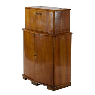 1940's Art Deco Cocktail Cabinet For Sale