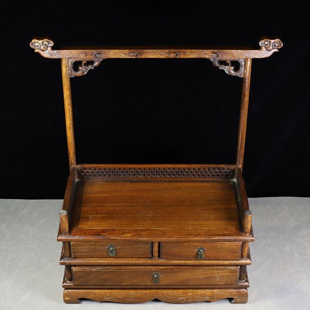 Dimensions: Height 54.5 cm (21.5") x Length 40 cm (15.7") x Width 21 cm (8.3") Material: Solid Hardwood (Huali Rosewood)...