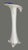 Vintage Hand Blown Art Glass Blue Green & White Jack-in-the-Pulpit Bud Vase 11'' For Sale - Image 4 of 8