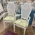 Pair of Vintage Cane Back Armchairs in Gloss White For Sale - Image 9 of 10