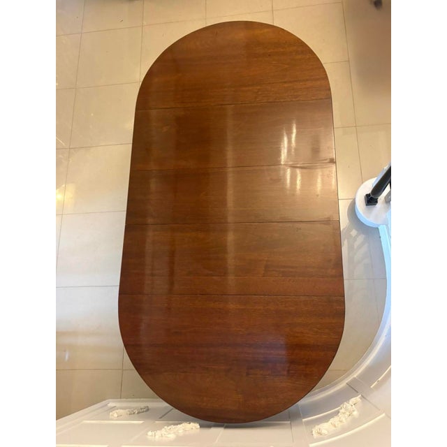 Brown Antique Victorian Mahogany Extending Dining Table with Carved Claw and Ball Legs, 1880 For Sale - Image 8 of 14