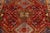 Red Red Vintage Shiraz Scatter Wool Rug With Allover Geometric Design For Sale - Image 8 of 9