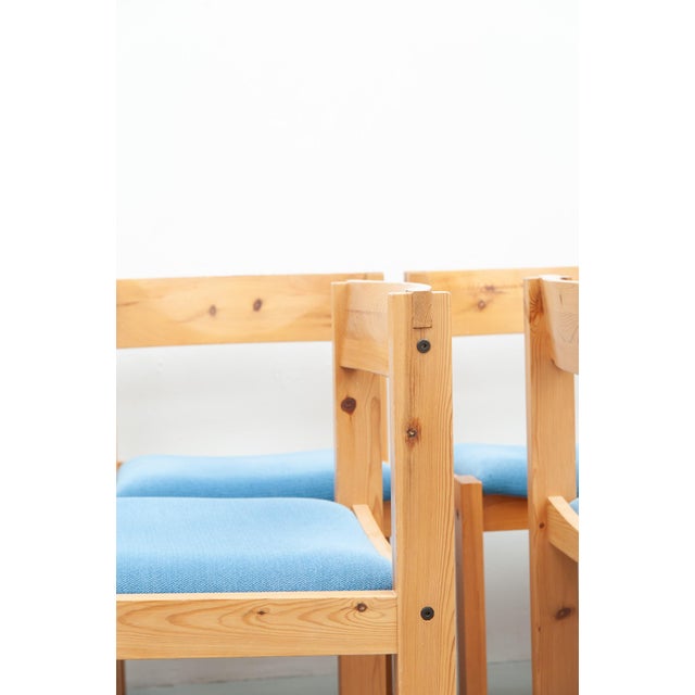 Vintage Danish Dining Chairs in Pine, Set of 6 For Sale - Image 3 of 16