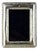Vintage Italian Sterling Silver Photo Frame with Classic Beaded Border, 1950s For Sale