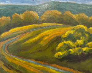 Contemporary Oil Painting "Landscape 3, Bath County" by Teresa DiMarco