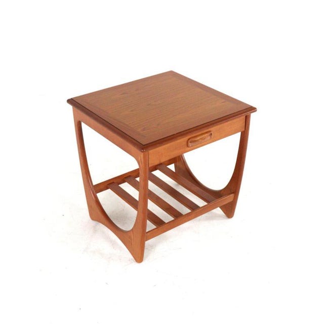 Side Table with Pull-Out Drawer from G-Plan For Sale - Image 11 of 16