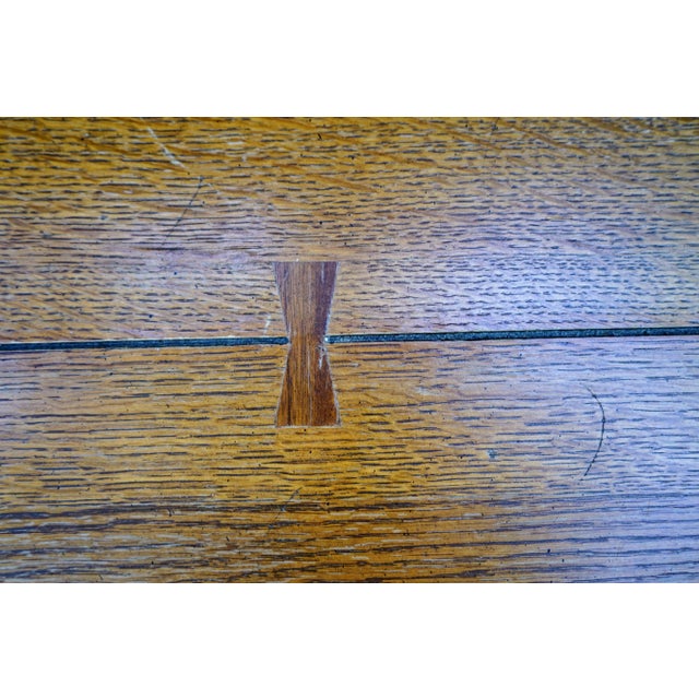Brown Lane Altavista Bow Tie Joinery Craftsman Style Coffee Table For Sale - Image 8 of 13