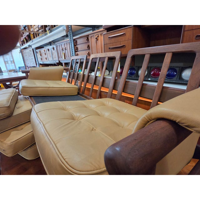 Mid-Century Modern 1960s Mid-Century Danish Modern Walnut Sofa For Sale - Image 3 of 9