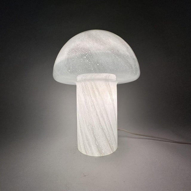 Mid-Century Design Mushroom Glass Table Lamp, 1970s For Sale - Image 12 of 15