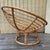 Vintage Coastal Style Bowl-Shaped Papasan Rattan Lounge Chair. Circa 1980s For Sale - Image 11 of 17