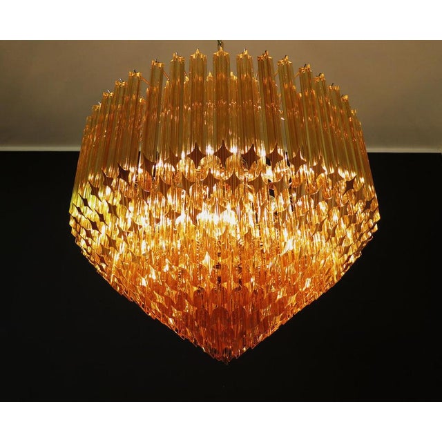 Quadriedri Murano Glass Chandeliers, Set of 2 For Sale - Image 13 of 18