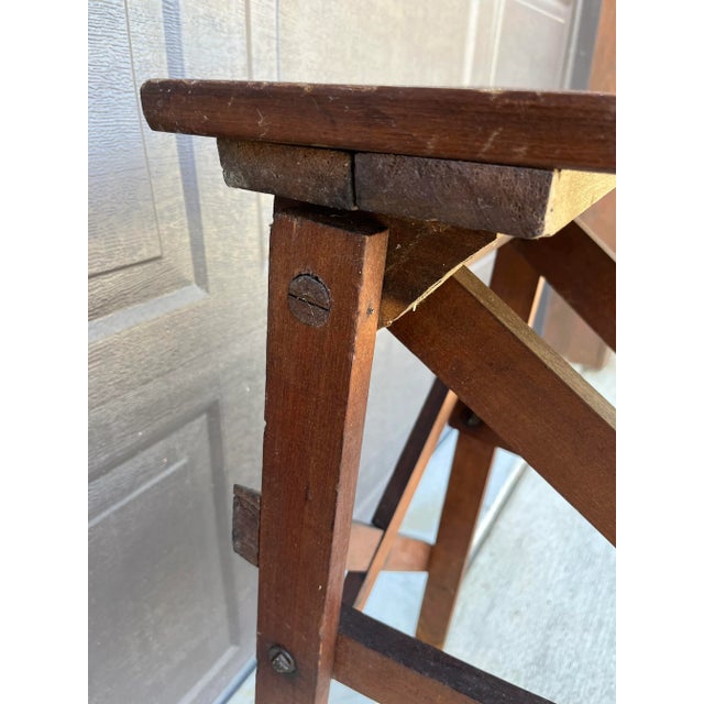 Late 19th Century Late 19th Century Antique Folding Wooden Ironing Board For Sale - Image 5 of 8