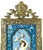 French French Mountereau Ceramic and Bronze Three-Armed Wall Sconce For Sale - Image 3 of 7