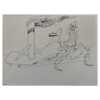 Marcel Jean, Surrealist Composition, 1960s, Lithograph For Sale