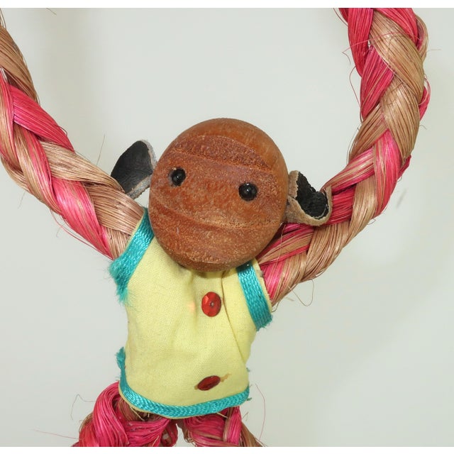 1960’s Wood & Rope Monkey Chain, Set of 3 For Sale In Atlanta - Image 6 of 11