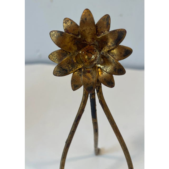 Vintage Gold Gilt Metal Fancy Petite Easel For Sale In Dallas - Image 6 of 7