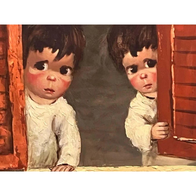 "Naughty Children" on Canvas by Harold Stephenson, Aka Abruzzi For Sale - Image 4 of 5