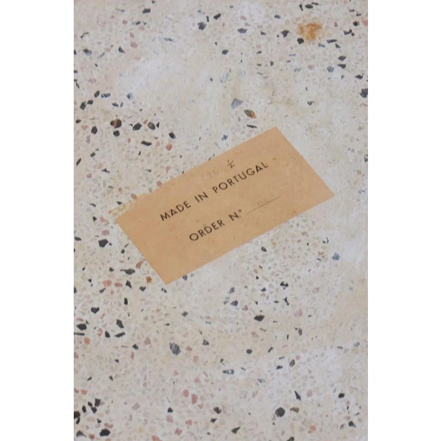 Large Walnut and Terrazzo Marble Table by Harvey Probber, 1960s For Sale - Image 12 of 14