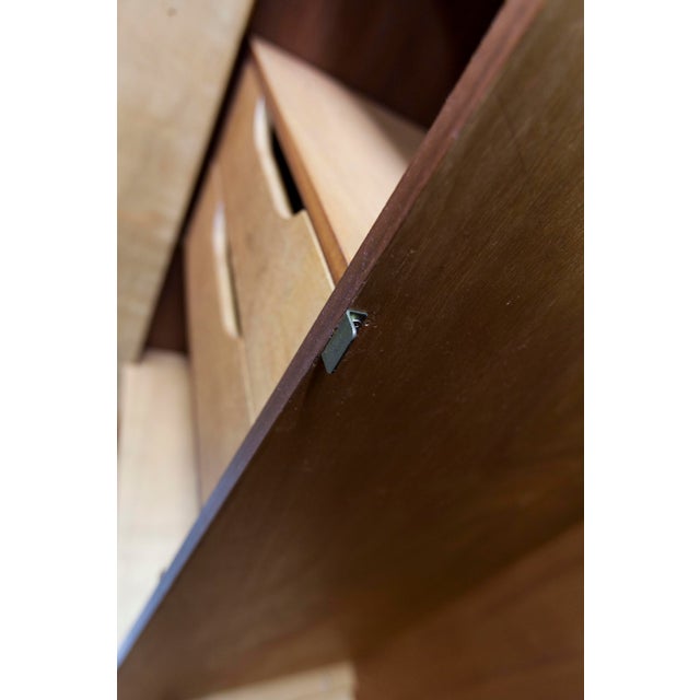 Vintage Oak Wardrobe with Veneered Wood, 1950s For Sale - Image 14 of 18