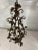 1940s Tole and Crystal Floral Chandelier For Sale - Image 5 of 11