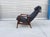 Mid Century Walnut Recliner Lounge Chair & Ottoman Attributed to Alf Svensson for Dux For Sale - Image 11 of 15