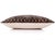 2020s Hand-Knotted Silk Velvet Ikat Diamond Pillow - 16x16 Coffee & Bronze For Sale - Image 5 of 8
