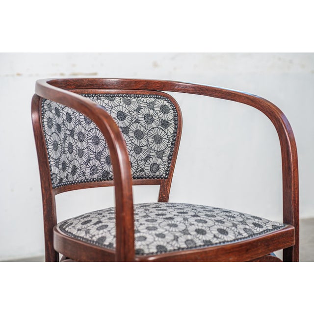 No. 715 Armchairs by Gustav Siegel for Jacob & Josef Kohn, Vienna, Austria, 1905, Set of 2 For Sale - Image 14 of 18