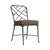 Brown Jordan Calcutta Side Chair, Textured Pewter frame with Fusion Moccasian fabric For Sale - Image 12 of 12