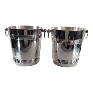 1950s Two Christofle-Gallia Champagne Cooler For Sale