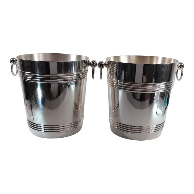 1950s Two Christofle-Gallia Champagne Cooler For Sale