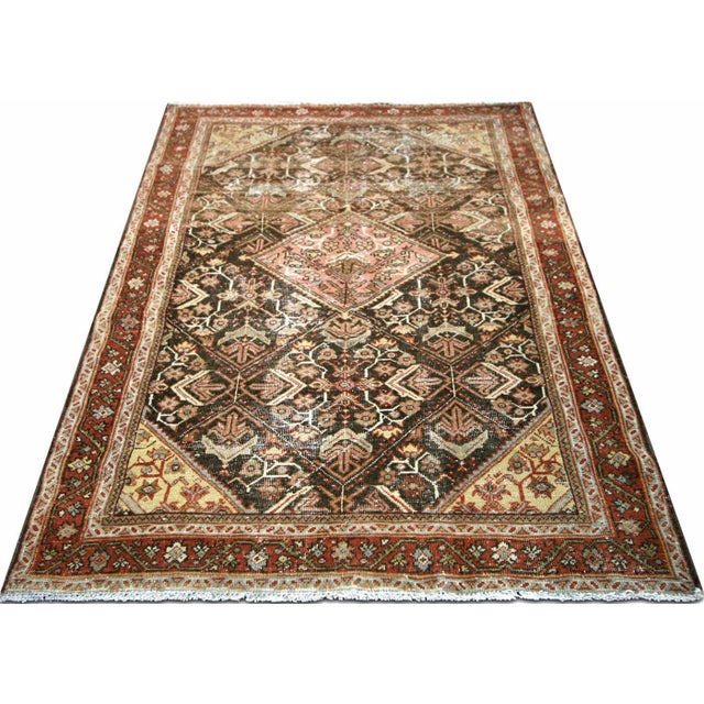 1960s Persian Mahal Rug For Sale In Los Angeles - Image 6 of 6