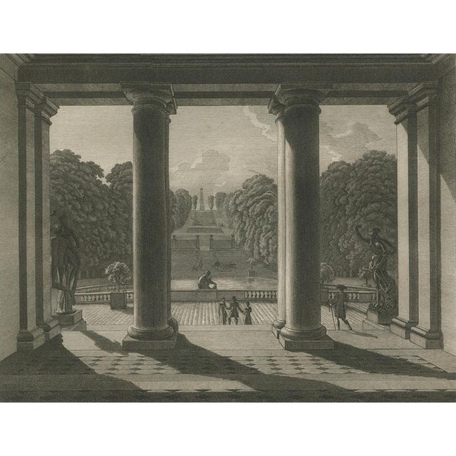 Early 19th Century Louis-Pierre Baltard, Views of the Gardens and Vestibule of Saint-Cloud Palace, 1803, Engraving For Sale - Image 5 of 9