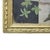 Unsigned Oil on Canvas Floral Painting of Garden Hollyhocks With Bees C1900 For Sale - Image 9 of 17