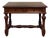 Antique French Henri II Style Writing Desk Table Drawers Oak C. 1930s For Sale