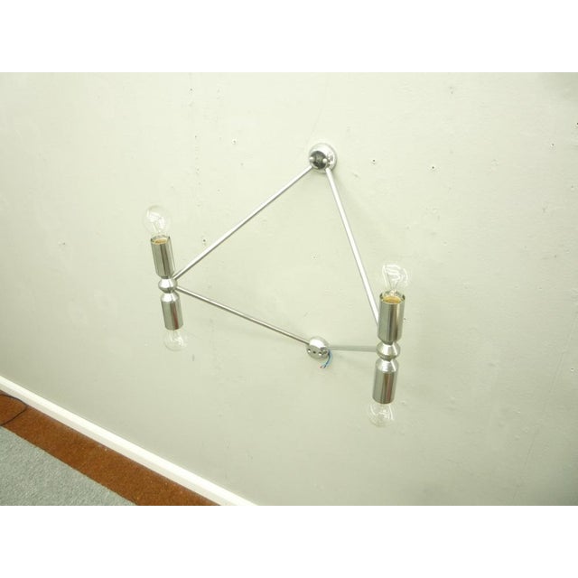 Kinkeldey Space-Age Wall Lamp in Chrome from Kinkeldey Studio, 1960s For Sale - Image 4 of 17