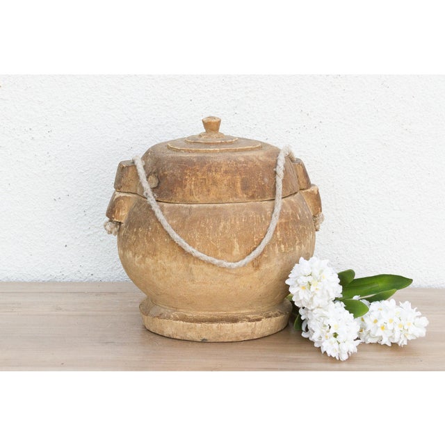 19th Century Antique Wooden Nomad Lunch Box For Sale - Image 5 of 9