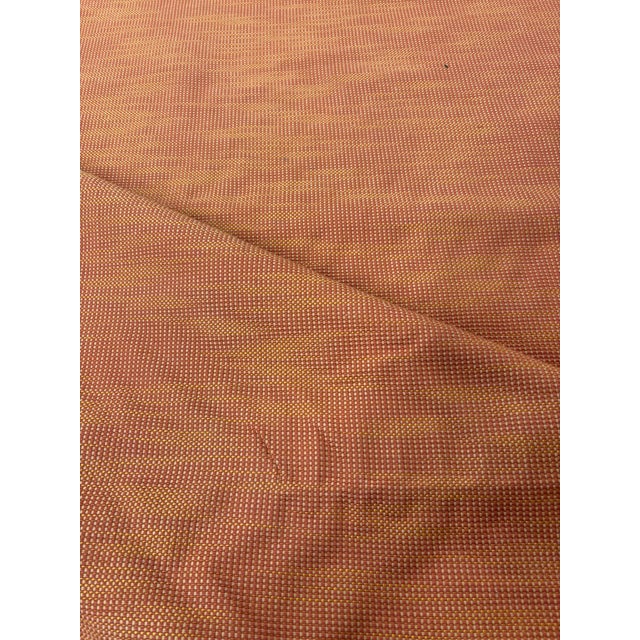 Duralee's "Sanibel Mango" 52" wide woven indoor outdoor textured fabric. Fabric is discontinued. Available in an 8 yard...