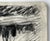 Vintage Post Impressionist South of France Graphite Landscape Drawing on Paper, Signed by Artist With Mat For Sale In Phoenix - Image 6 of 6