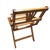 Mid-Century Modern 1950s George Nelson Inspired Child-Size Folding Wood Slat Chair, Pair For Sale - Image 3 of 6
